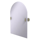 Frameless Arched Top Tilt Mirror with Beveled Edge