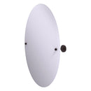 Miroir inclinable ovale sans cadre avec bord biseaut茅 de collection Sag Harbor