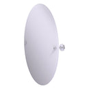 Miroir inclinable ovale sans cadre avec bord biseaut茅 de collection Sag Harbor