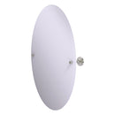 Miroir inclinable ovale sans cadre avec bord biseaut茅 de collection Sag Harbor