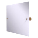 Miroir inclinable rectangulaire horizontal sans cadre avec bord biseaut茅 de collection Sag Harbor