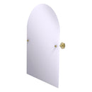 Miroir arqu茅 inclinable sans cadre avec bord biseaut茅 de collection Sag Harbor