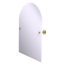 Miroir arqu茅 inclinable sans cadre avec bord biseaut茅 de collection Sag Harbor