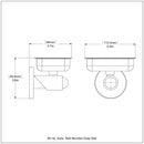 Soho Collection Wall Mounted Soap Dish