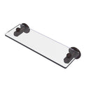 Soho Collection Glass Vanity Shelf with Beveled Edges