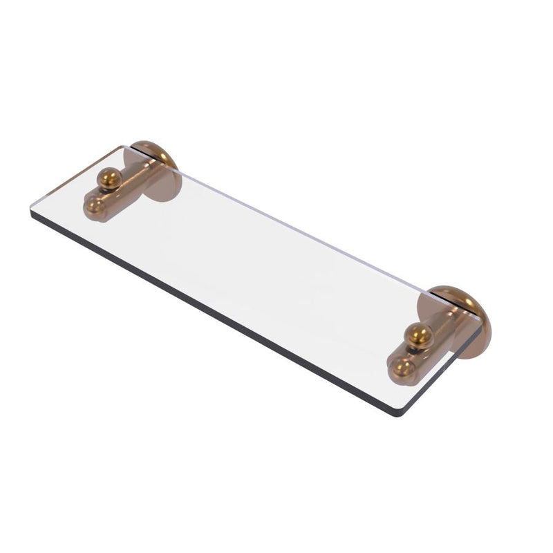 Soho Collection Glass Vanity Shelf with Beveled Edges