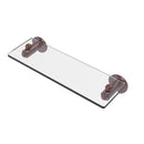 Soho Collection Glass Vanity Shelf with Beveled Edges