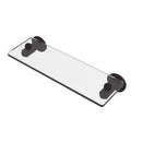Soho Collection Glass Vanity Shelf with Beveled Edges