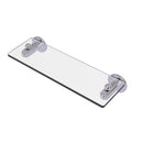 Soho Collection Glass Vanity Shelf with Beveled Edges