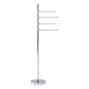 Freestanding 4 Pivoting Swing Arm Towel Stand
