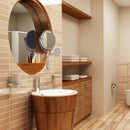 Soho Collection Wall Mounted Make-Up Mirror 8 Inch Diameter