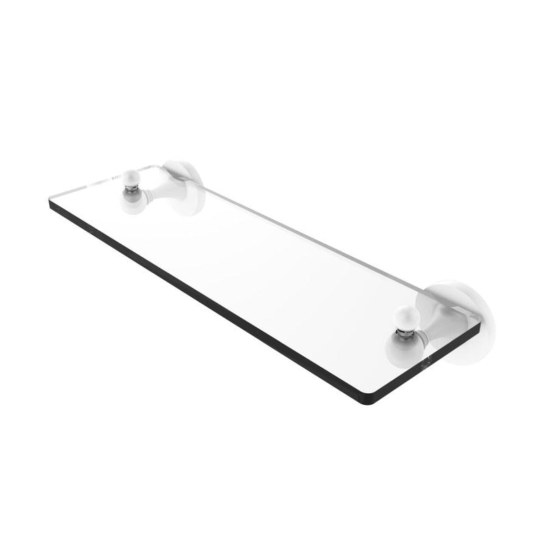 Shadwell Collection Glass Vanity Shelf with Beveled Edges