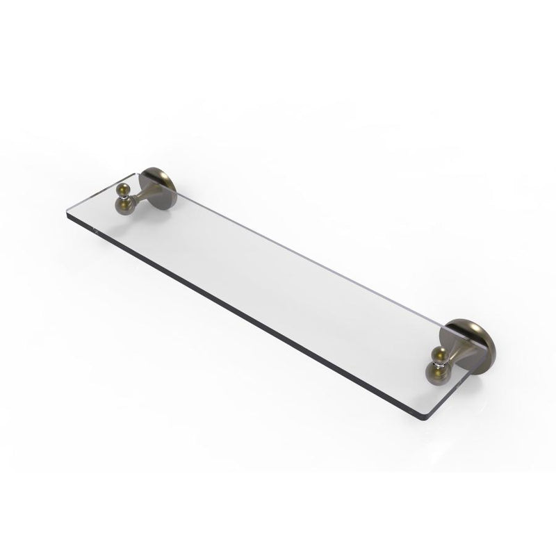 Shadwell Collection Glass Vanity Shelf with Beveled Edges