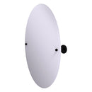 Shadwell Collection Frameless Oval Tilt Mirror with Beveled Edge