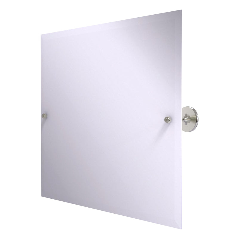 Miroir inclinable rectangulaire horizontal sans cadre avec bord biseaut茅 de collection Shadwell