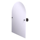 Shadwell Collection Frameless Arched Top Tilt Mirror with Beveled Edge