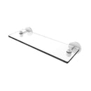 Tango Collection Glass Vanity Shelf with Beveled Edges