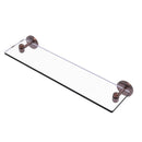 Tango Collection Glass Vanity Shelf with Beveled Edges