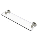 Tango Collection Glass Vanity Shelf with Beveled Edges