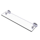 Tango Collection Glass Vanity Shelf with Beveled Edges