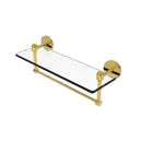 Tango Collection Glass Vanity Shelf  with Integrated Towel Bar