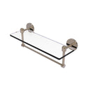 Tango Collection Glass Vanity Shelf  with Integrated Towel Bar