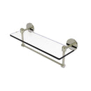 Tango Collection Glass Vanity Shelf  with Integrated Towel Bar