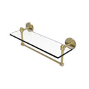 Tango Collection Glass Vanity Shelf  with Integrated Towel Bar