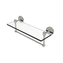 Tango Collection Glass Vanity Shelf  with Integrated Towel Bar