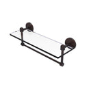 Tango Collection Glass Vanity Shelf  with Integrated Towel Bar