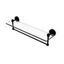 Tango Collection Glass Vanity Shelf  with Integrated Towel Bar