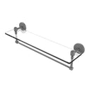 Tango Collection Glass Vanity Shelf  with Integrated Towel Bar