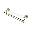 Tango Collection Glass Vanity Shelf  with Integrated Towel Bar