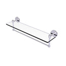 Tango Collection Glass Vanity Shelf  with Integrated Towel Bar