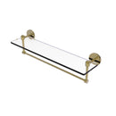 Tango Collection Glass Vanity Shelf  with Integrated Towel Bar
