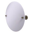 Frameless Round Tilt Mirror with Beveled Edge