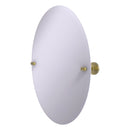 Frameless Oval Tilt Mirror with Beveled Edge