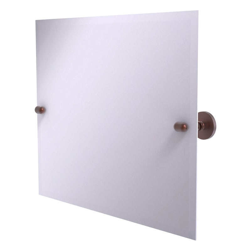 Miroir inclinable rectangulaire horizontal sans cadre avec bord biseaut茅