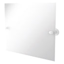 Frameless Landscape Rectangular Tilt Mirror with Beveled Edge