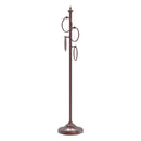 Porte-serviettes autoportant 脿 4 anneaux