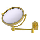 8 Inch Wall Mounted Extending Make-Up Mirror with Smooth Accents