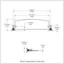 Waverly Place Collection Glass Shelf