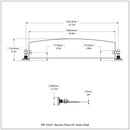 Waverly Place Collection Glass Shelf