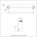 Waverly Place Collection Double Towel Bar