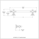 Waverly Place Barre d'appui lisse