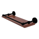 Waverly Place Collection Solid IPE Ironwood Shelf with Gallery Rail