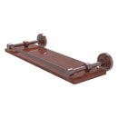 Waverly Place Collection Solid IPE Ironwood Shelf with Gallery Rail
