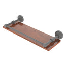 Waverly Place Collection Solid IPE Ironwood Shelf with Gallery Rail