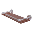 Waverly Place Collection Solid IPE Ironwood Shelf with Gallery Rail