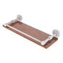 Waverly Place Collection Solid IPE Ironwood Shelf with Gallery Rail